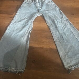 Women's Light Blue Flare Jeans